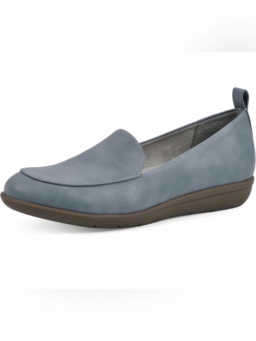Cliffs by WHITE MOUNTAIN Twiggy Loafer in Blue/Grainy